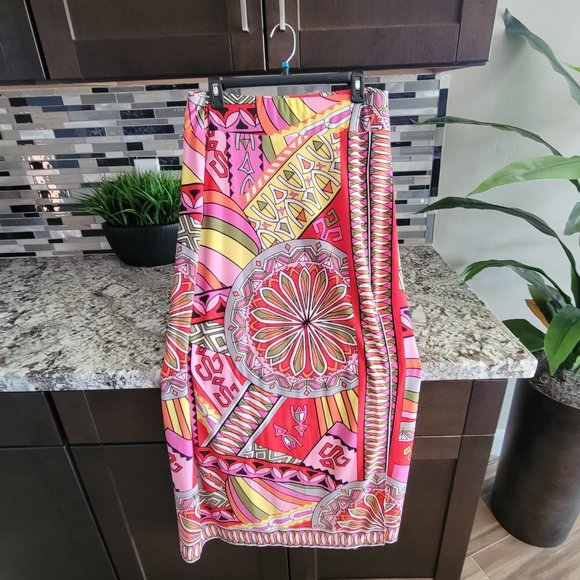 Boston Proper Print Skirt - Picture 4 of 4